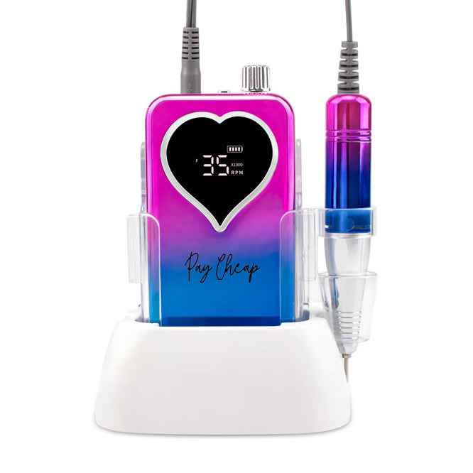 Máquina pulidora de uña (degradado azul a rosa)