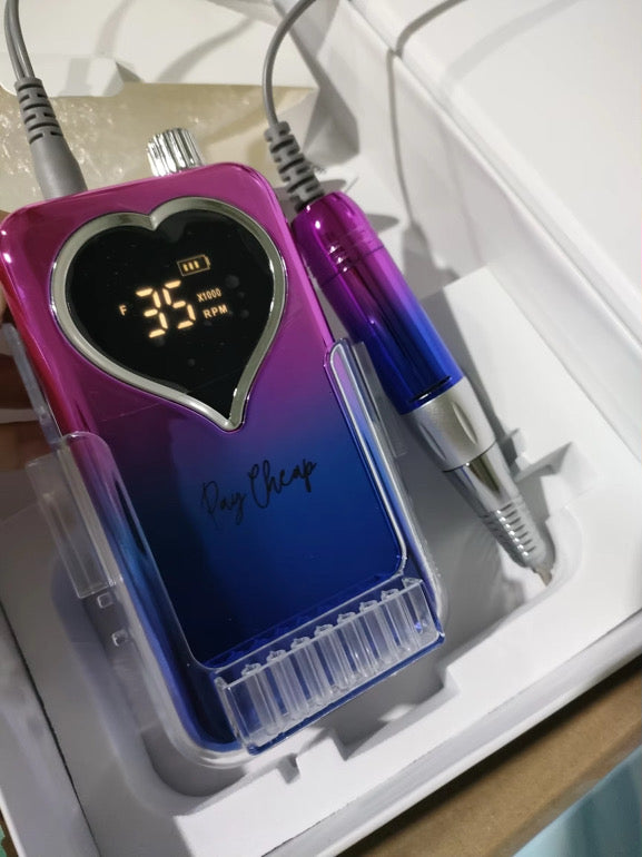 Máquina pulidora de uña (degradado azul a rosa)